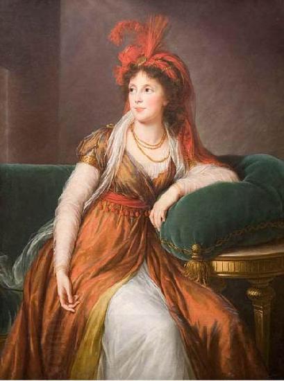elisabeth vigee-lebrun Portrait of Princess Galitzin China oil painting art